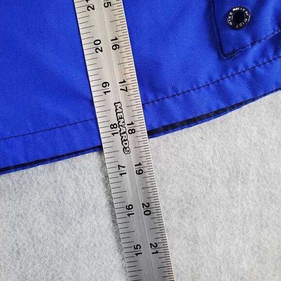 Vintage Nike Swim Trunks Mens Medium Blue Cargo Swoosh Logo Board Shorts - Picture 4 of 8